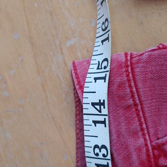 Anthropologie Holding Horses Red Pencil Skirt - Picture 7 of 9